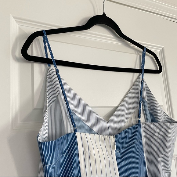 Anthropologie Plenty by Tracy Reese Cotton Dress in Blue and White Stripes - Picture 10 of 13